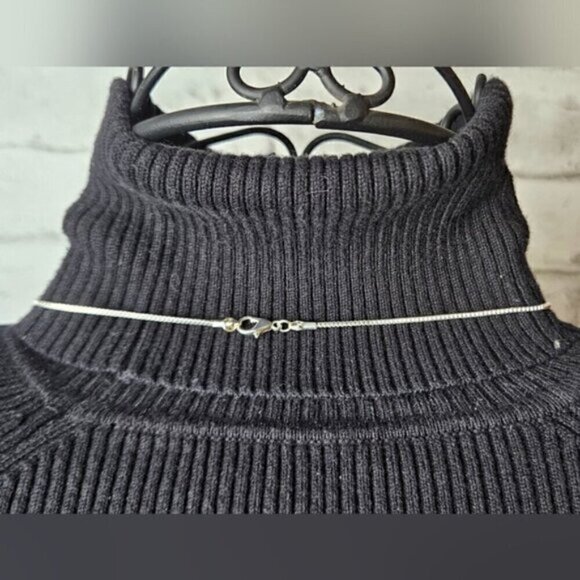 Pink Ribbon Breast Cancer Awareness Flip Flop Pendant Necklace Silvertone - Picture 7 of 7